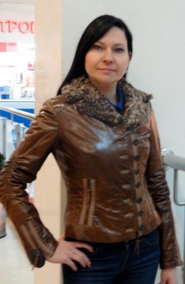 Куртка кожа Италия