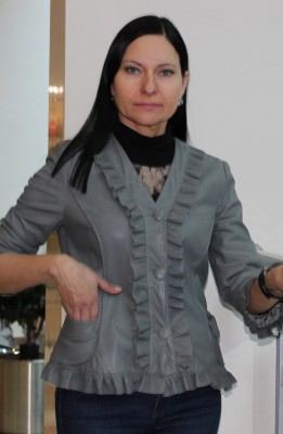 Куртка кожа Италия OLIVIERI