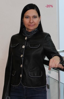 Куртка кожа Италия FONTANELLI